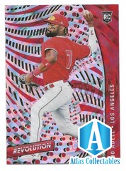 Jo Adell 2021 Panini Chronicles Revolution Fractal Angels Rookie #44